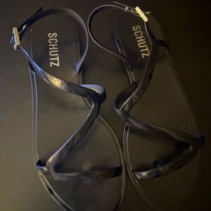 SCHUTZ Black Sandals